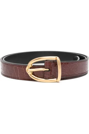 Tom Ford Crocodile-effect leather belt