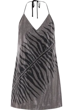 Roberto Cavalli Rhinestoned mini dress