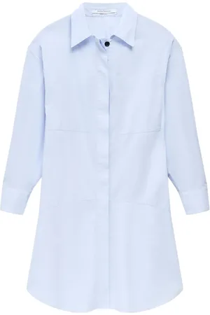 Another Tomorrow Organic cotton shirt dress