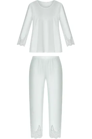 Hanro Lace-detal pyjama set