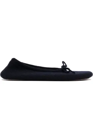 N.PEAL Cashmere ballerina slippers