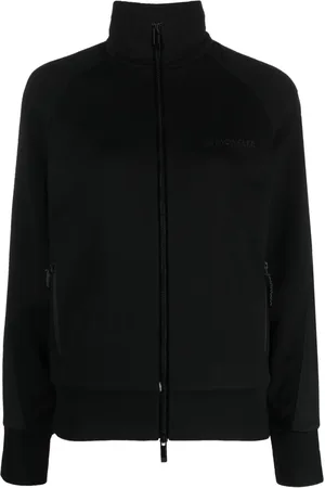 Moncler Logo-embroidered high-neck jacket