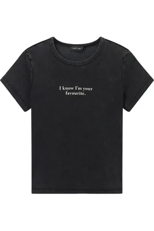 tout a coup Slogan print T-shirt