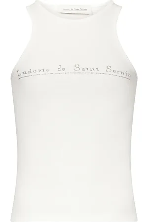Ludovic De Saint Sernin Stud-embellished top