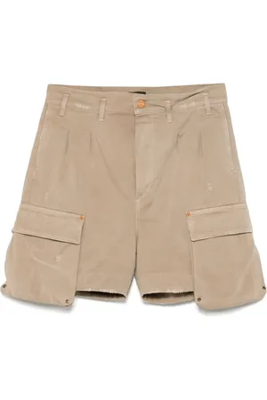 CULTURA Logo-patch shorts