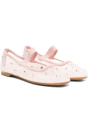Florens Rhinestone-embellished ballet flats