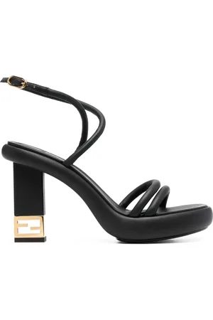 Fendi Baguette 115mm leather sandals