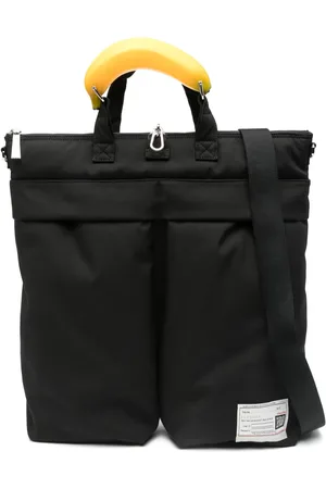 Maison Mihara Yasuhiro Logo-patch tote bag