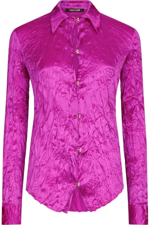 Roberto Cavalli Crinkle silk shirt