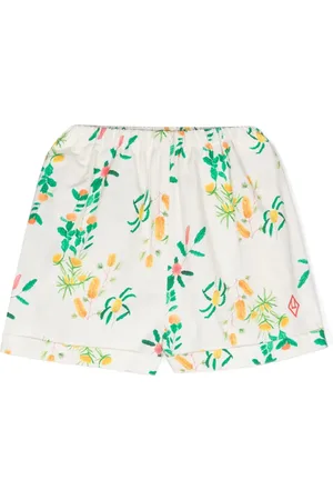 The Animals Observatory Bee floral-print cotton shorts