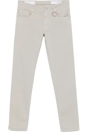 sartoria tramarossa Logo-patch trousers