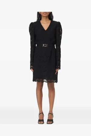 Twin-Set Embroidered mini dress