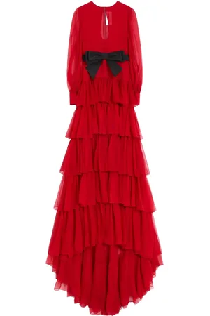 VALENTINO GARAVANI Chiffon maxi dress