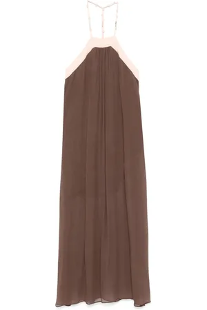 Patrizia Pepe Crinkled maxi dress