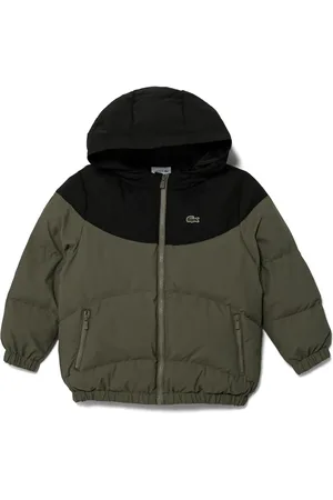 Lacoste Colour-block puffer jacket