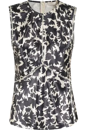 ULLA JOHNSON Raven floral-print sleeveless top