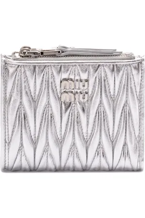 Miu Miu Small matelassé leather wallet