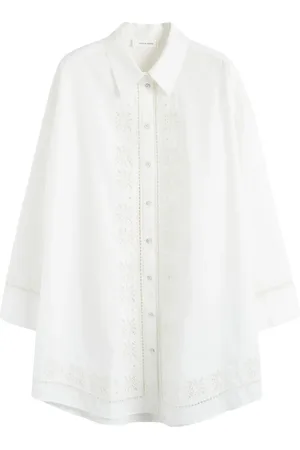 Chinti & Parker Broderie-anglaise shirt dress