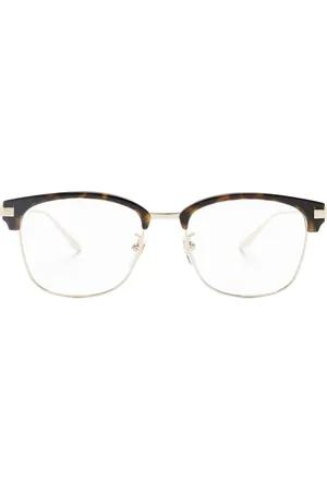 Gucci Tortoiseshell square-frame glasses