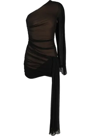 DION LEE Hosiery draped minidress