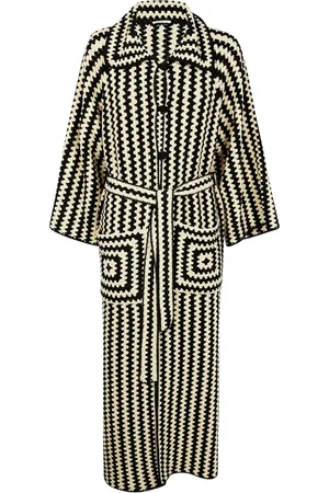 By Malene Birger Dina geometric-patterned coat
