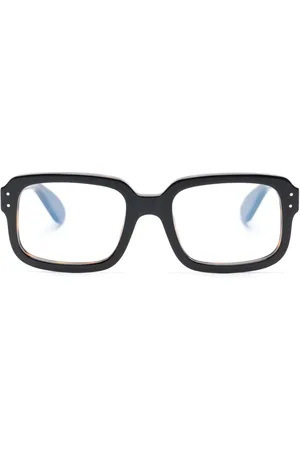 LESCA Dude square-frame glasses