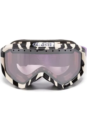 Gucci Zebra-print ski goggles