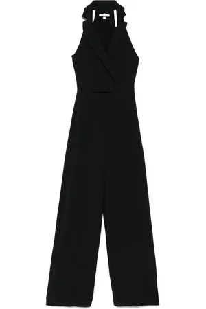 Patrizia Pepe Double-breasted crepe jumpsuit
