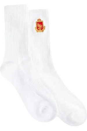 Rhude Logo-intarsia socks