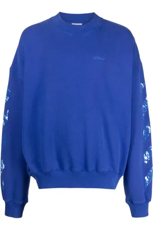 OFF-WHITE Moon Tab cotton hoodie