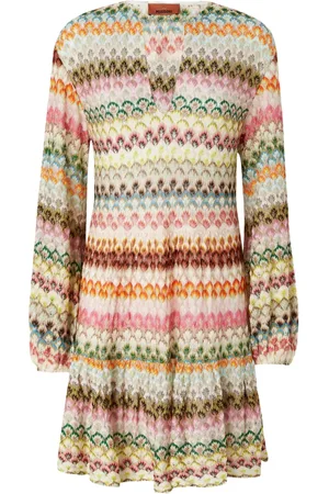 Missoni Zigzag-pattern midi dress