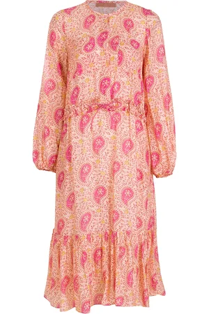 CLUBE BOSSA Printed long sleeves midi dress