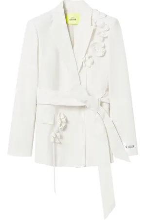 Twin-Set Floral-appliqué jacket
