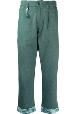 CLOT Turn-up straight leg trousers