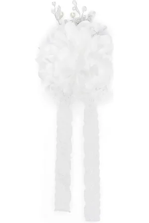 MONNALISA Floral-appliqué hair clip