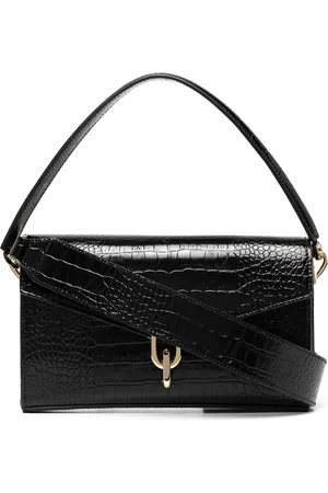 ANINE BING Colette crocodile-effect shoulder bag