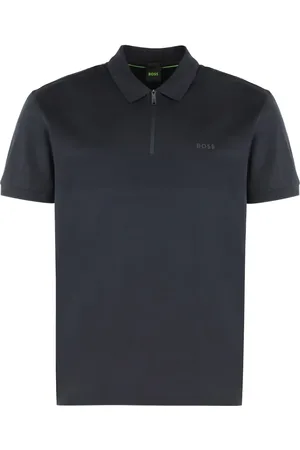 HUGO BOSS Zip-neck polo shirt