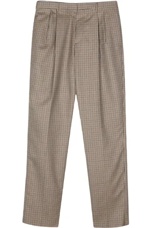 LARDINI Check-pattern trousers