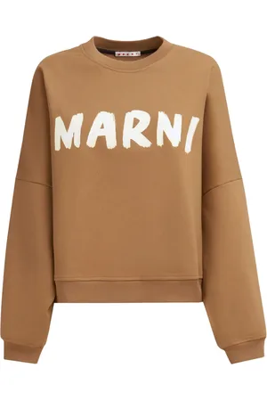 Marni Logo-print cotton sweatshirt