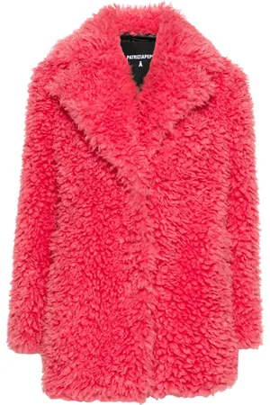 Patrizia Pepe Buttoned faux-fur jacket
