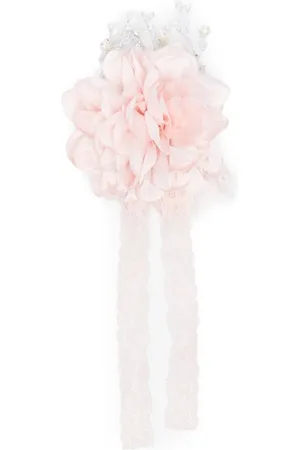 MONNALISA Floral-appliqué hair clip
