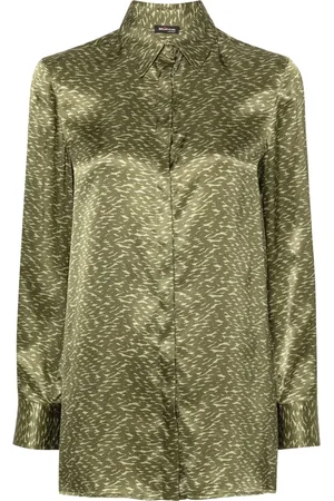 Kiton Abstract-print silk shirt