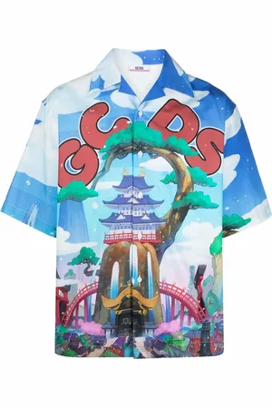 GCDS Graphic-print short-sleeve shirt