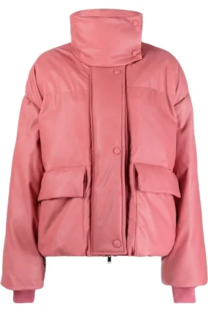 Stella McCartney Faux-leather puffer jacket