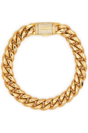 DARKAI Crystal-embellished lock bracelet