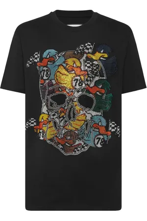 Philipp Plein Beaded-skull T-shirt