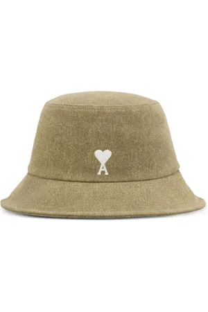 Ami Ami de Coeur-embroidered bucket hat