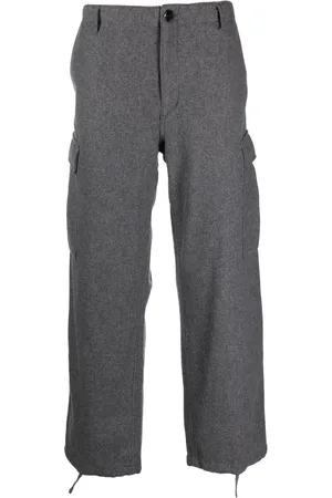 Kenzo Logo-appliqué wide-leg trousers
