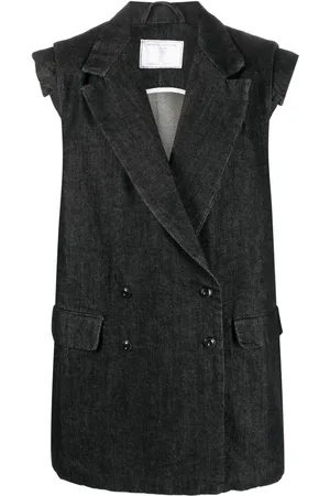 SOCIÉTÉ ANONYME Double-breasted denim waistcoat