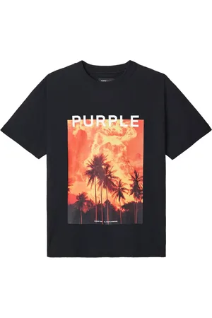 Purple Brand Graphic-logo-print cotton t-shirt